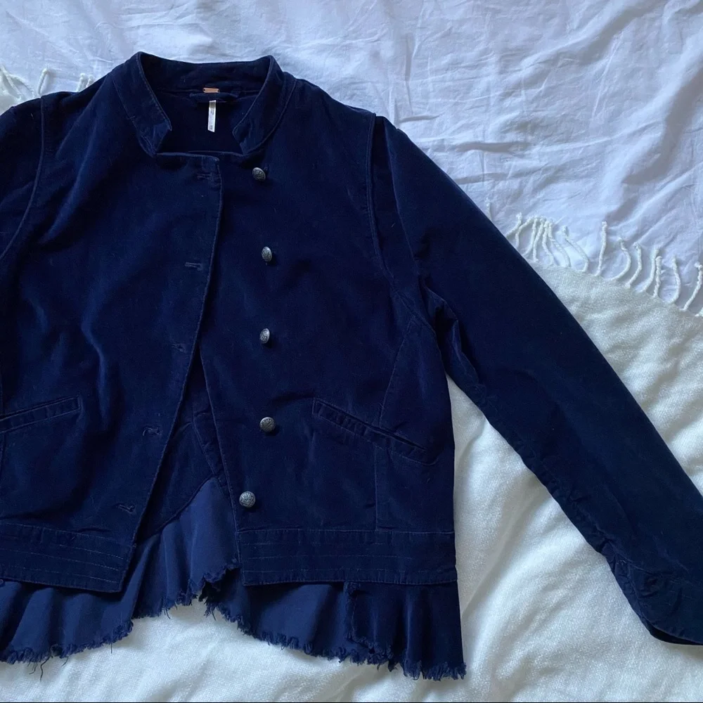 COPY - Free People VELVET Military Blazer - Picture 7 of 10